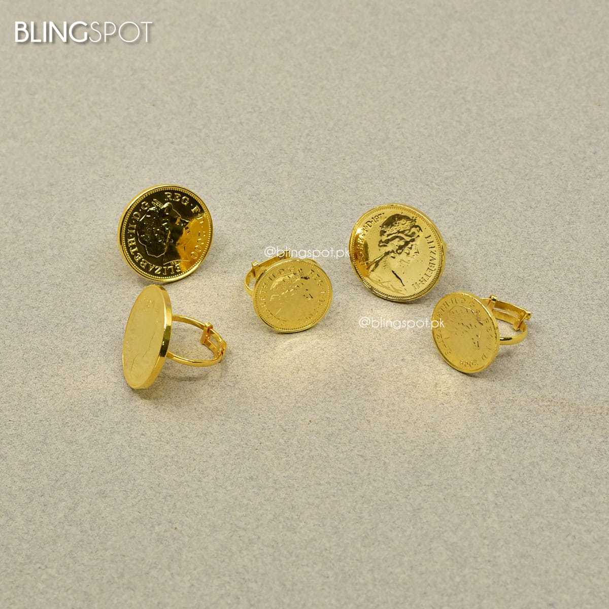 Sitting Bulldog Queen Elizabeth Coin Ring w/ Rope Bezel 14k Yellow Gold –  Queen of Gemz